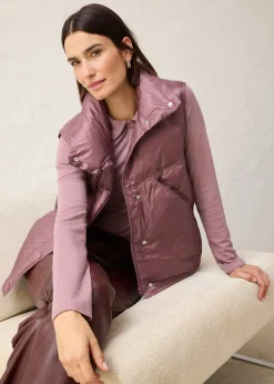 Doudoune sans manches avec duvet recyclé