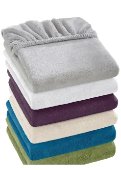 Drap-housse toucher cachemire