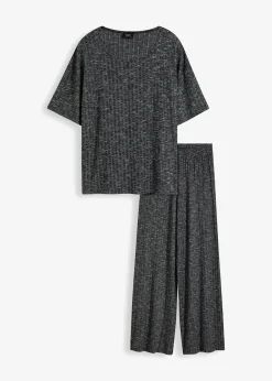 Ensemble d’intérieur côtelé, oversize