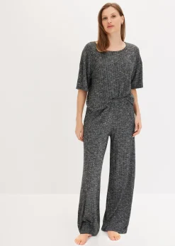 Ensemble d’intérieur côtelé, oversize