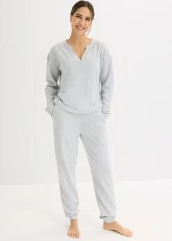 Ensemble d’intérieur doux en jersey gaufré