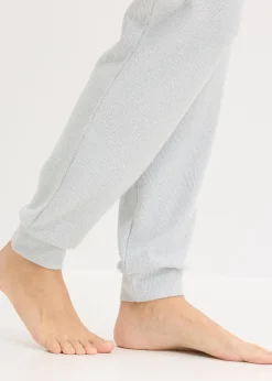 Ensemble d’intérieur doux en jersey gaufré