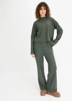 Ensemble d'intérieur oversize en tissu côtelé doux