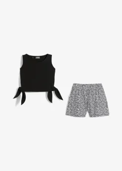 Ensemble fille top et short (ens. 2 pces.) en jersey de coton