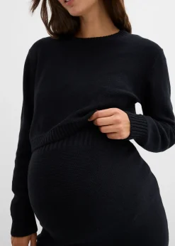 Ensemble pull et jupe pour la grossesse et après (2 pces)