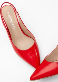 Escarpins slingback à petit talon fin