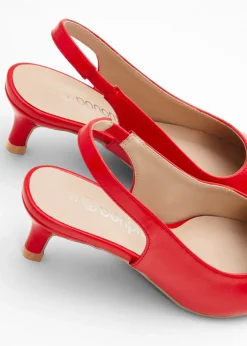 Escarpins slingback à petit talon fin