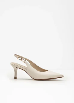Escarpins slingback à petit talon fin