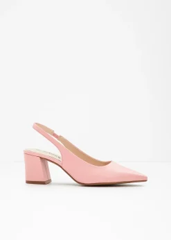 Escarpins slingback à talon carré