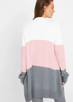 Gilet ample en maille, manches longues