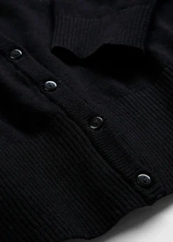 Gilet boutonné en maille fine