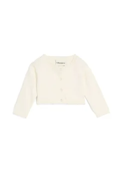 Gilet court en maille douce en viscose mélangée