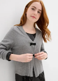 Gilet doux en maille, viscose majoritaire