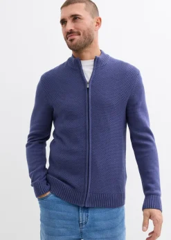 Gilet en fine maille 100% coton