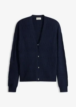 Gilet en fine maille de viscose mélangée