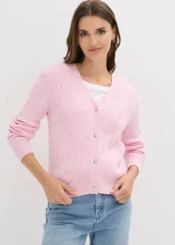 Gilet en fine maille de viscose mélangée