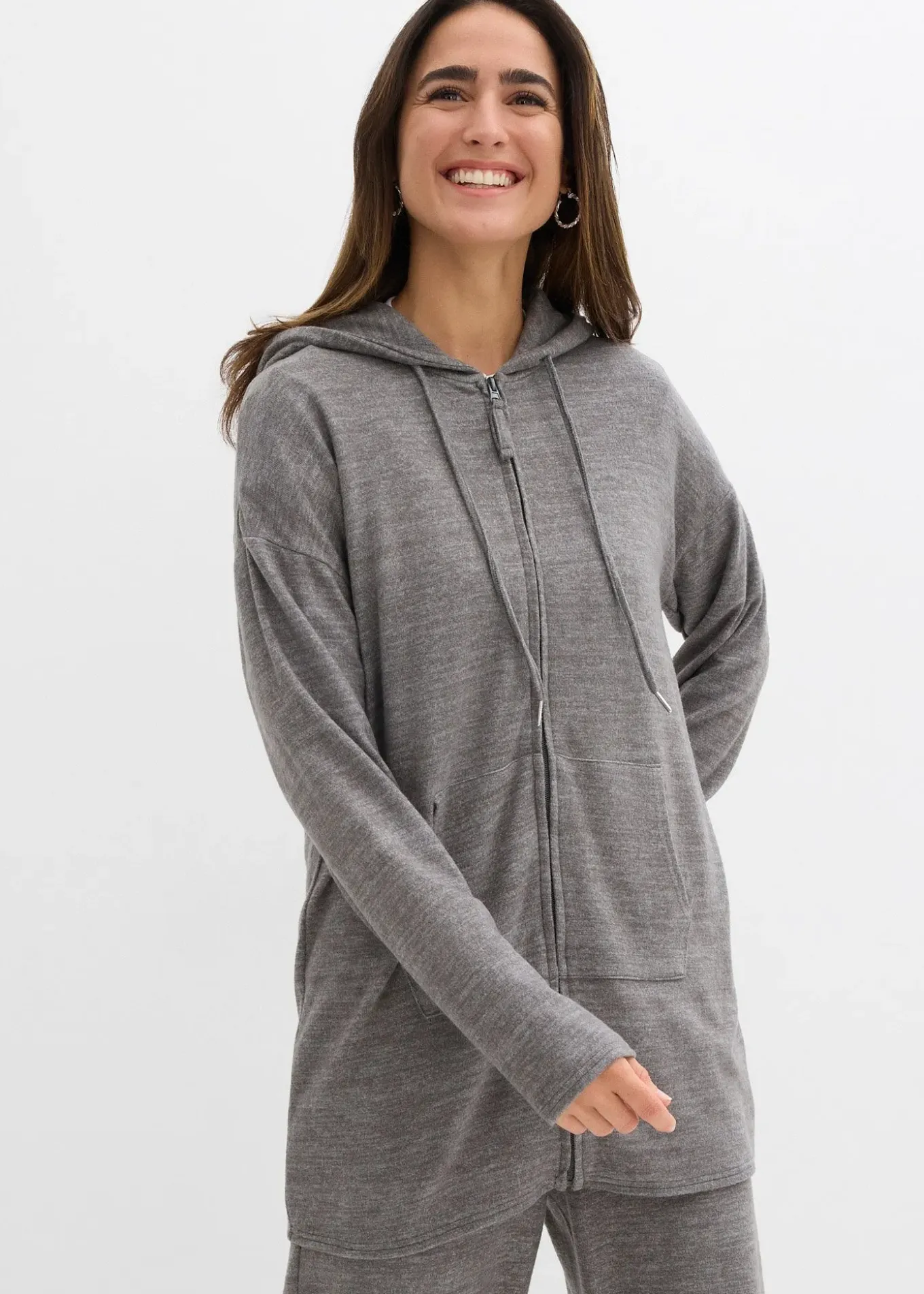 Gilet en fine maille mélangée