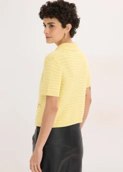 Gilet en maille à boutons décoratifs
