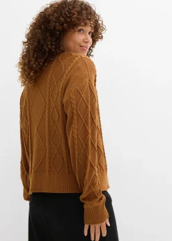 Gilet en maille à nouettes