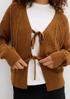 Gilet en maille à nouettes