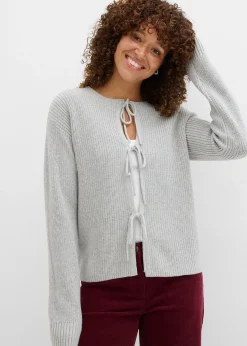 Gilet en maille à nœuds