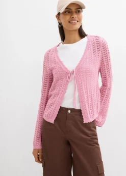 Gilet en maille ajourée