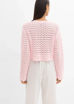 Gilet en maille ajourée