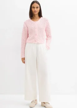 Gilet en maille ajourée