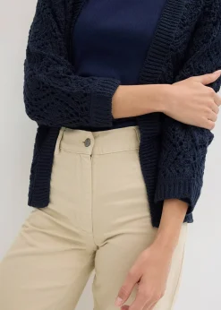 Gilet en maille ajourée