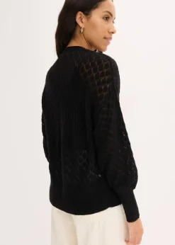 Gilet en maille ajourée