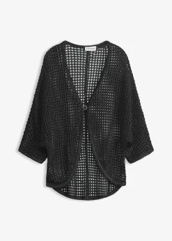 Gilet en maille ajourée