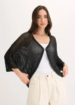 Gilet en maille ajourée