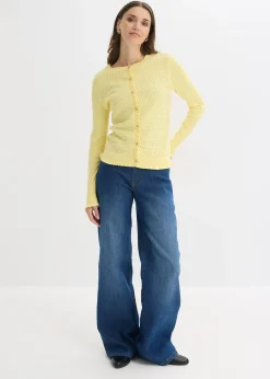 Gilet en maille ajourée