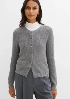 Gilet en maille avec boutons décoratifs