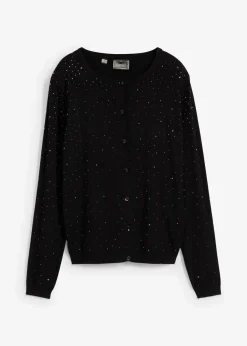 Gilet en maille avec strass