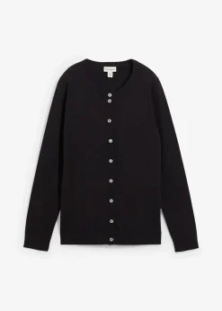 Gilet en maille, col rond