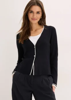 Gilet en maille côtelée