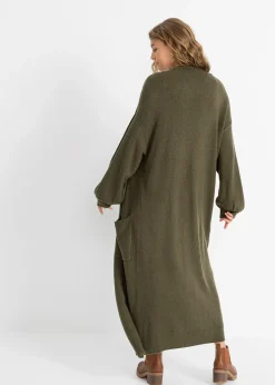 Gilet en maille oversize longueur midi