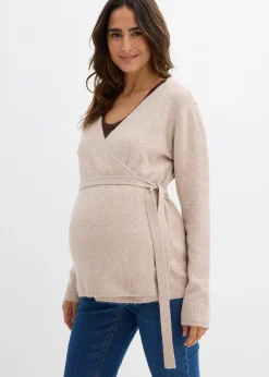 Gilet en maille pour la grossesse et après