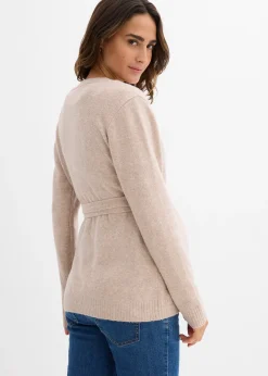 Gilet en maille pour la grossesse et après