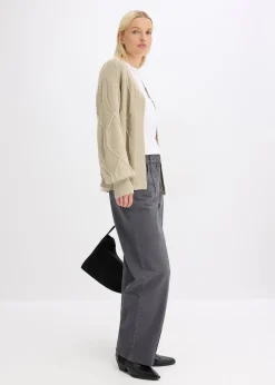 Gilet en maille torsadée