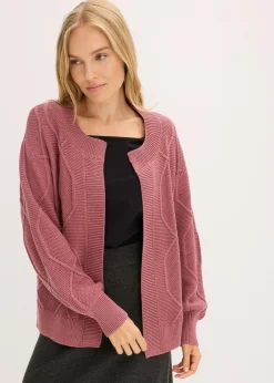 Gilet en maille torsadée