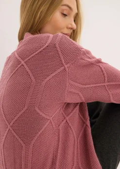 Gilet en maille torsadée