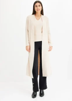 Gilet long en maille