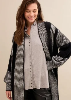 Gilet long en maille
