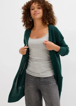 Gilet long en maille