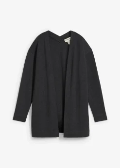 Gilet long en sweat doux