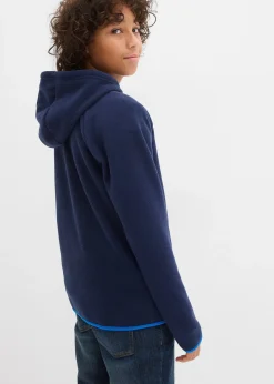Gilet polaire à détails contrastants