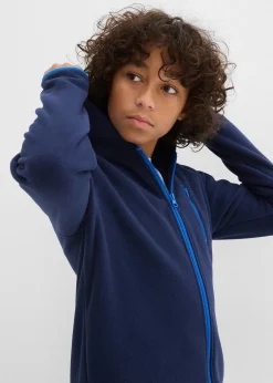 Gilet polaire à détails contrastants