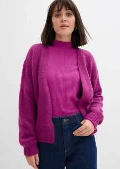 Gilet raccourci en maille oversize